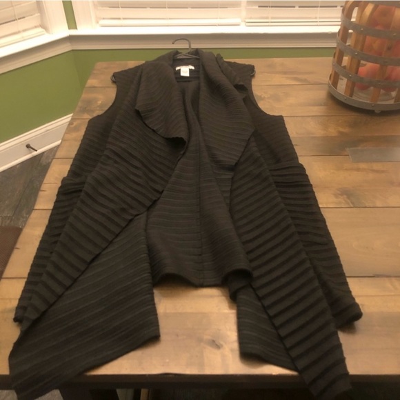 Le Moda Sleeveless Longline Cardigan - Picture 2 of 15